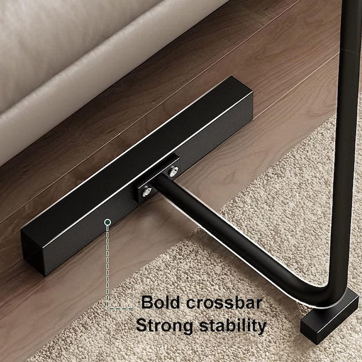 Masuta cafea ovala, AT PERFORMANCE®, awwaline, lemn, maro, 45 x 30 x 60cm.