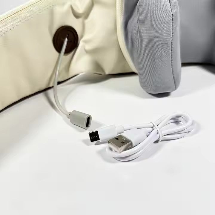 Aparat pentru masaj cervical AT PERFORMANCE®, tehnologie infrarosu cu miscare circulara, culoare bej