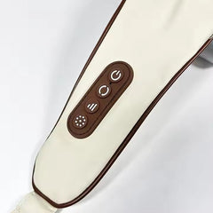 Aparat pentru masaj cervical AT PERFORMANCE®, tehnologie infrarosu cu miscare circulara, culoare bej