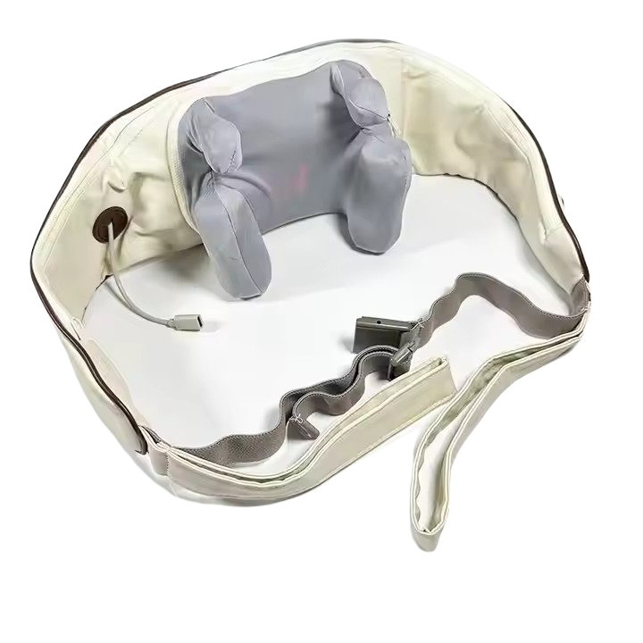 Aparat pentru masaj cervical AT PERFORMANCE®, tehnologie infrarosu cu miscare circulara, culoare bej