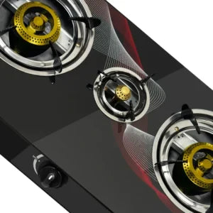 Aragaz cu Trei ochiuri Haley HY-1514 – Putere mare și consum redus de gaz