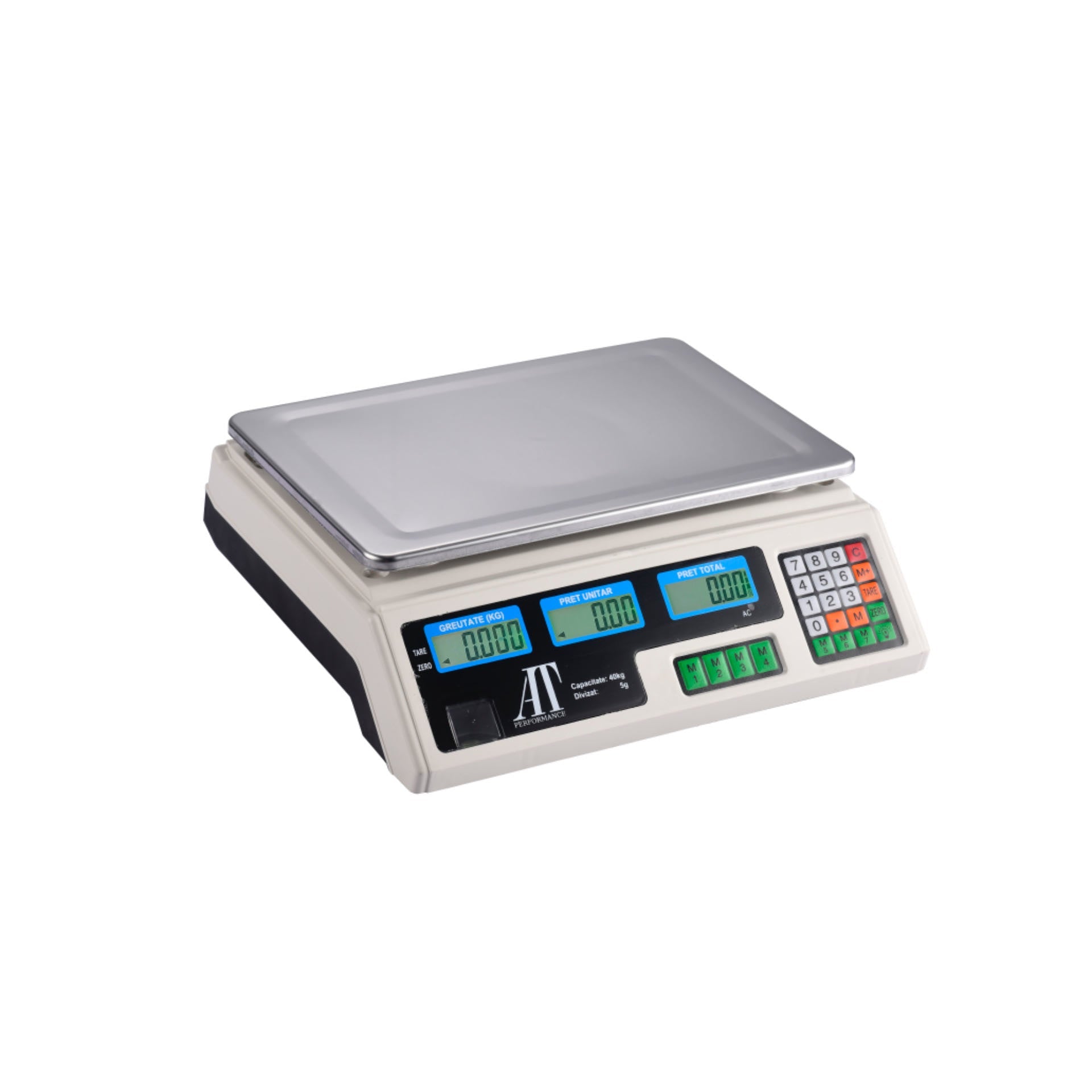 Cantar Electronic At Performance, 40 kg, Cu Afisaj LCD