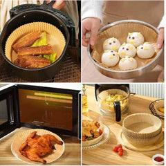 Set 50 Hartii de Copt pentru Friteuza, At Performance, 16 x 4.5 cm, Unica Folosinta, Maro