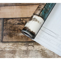 Set x5 Role Tapet 3D, autoadeziv/autocolant, AT PERFORMANCE®, spuma moale, design modern, pentru interior, usor de curatat, rezistent la apa, 68cmx2.8m, model lemn