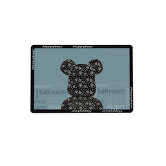 Covor de baie antiderapant, At Performance, Substrat absorbant si uscare rapida, Usor de curatat, Dimensiuni 40 x 60 cm, Calitate Premium, Albastru