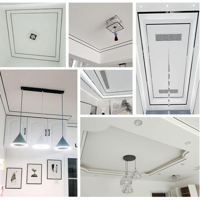 Rola de ornament adeziva, At Performance, pentru decoratiuni, 50m, 5 mm grosime, negru