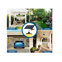 2 Lampi cu incarcare solara, AT PERFORMANCE®, telecomanda, lumina alb rece