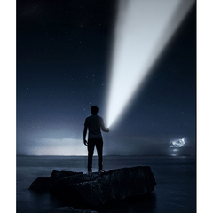 Lanterna Led Profesionala, AT PERFORMANCE®, TD-1800A, 50W, lumina laterala COB, incarcare de tip C, carcasa abs, cablu USB