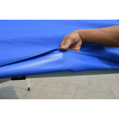 Copertina AT PERFORMANCE pentru acoperis cort tip pavilion, 3 x 3 m, impermeabila, invelis din material textil oxfort 700D, cauciucat Albastru
