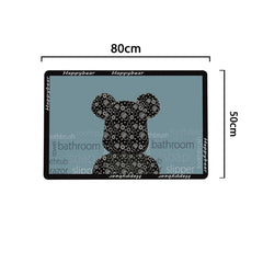 Covor de baie antiderapant, At Performance, Substrat absorbant si uscare rapida, Usor de curatat, Dimensiuni 40 x 60 cm, Calitate Premium, Albastru