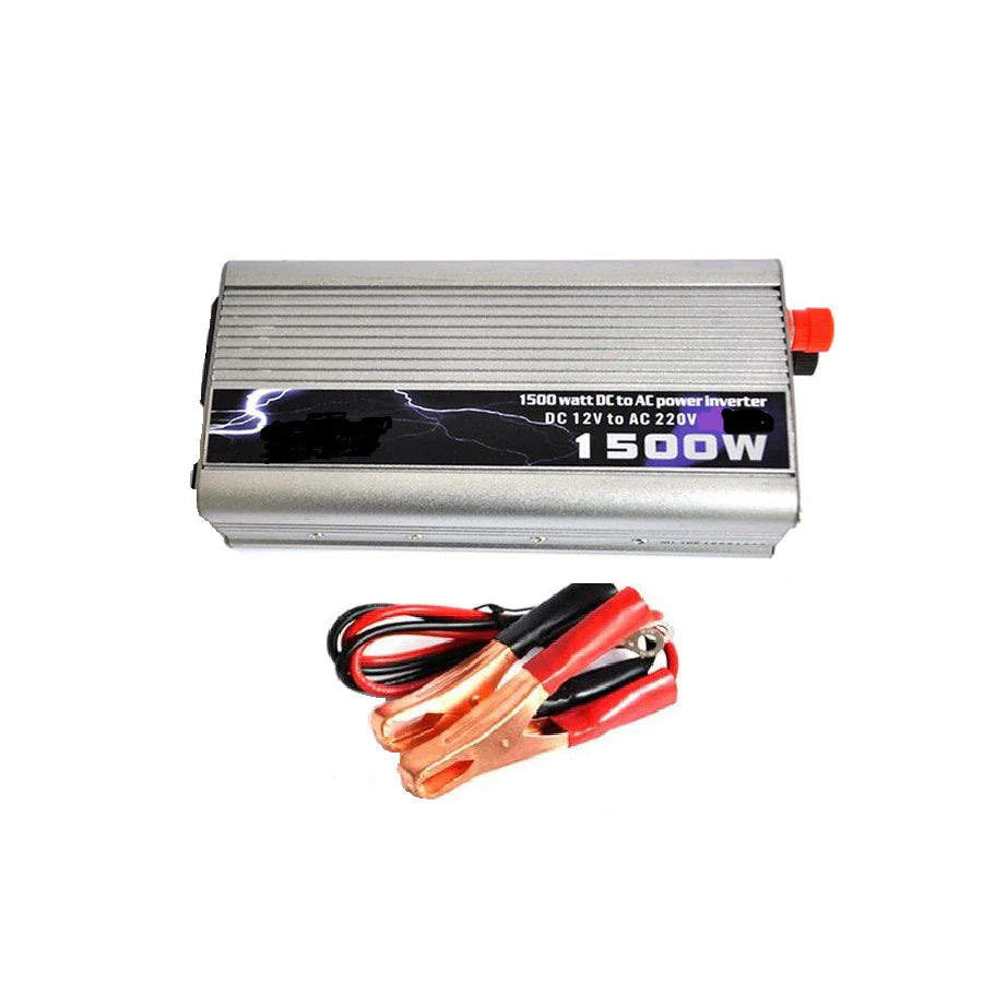 Invertor auto 12 V, DC - iesire 220 V AC, curent continuu, putere 1500 W