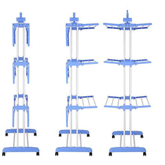 Uscator Vertical pentru Rufe Haine Mobil At Performance, si Pliabil pentru Spatii Mici, Suport Umerase