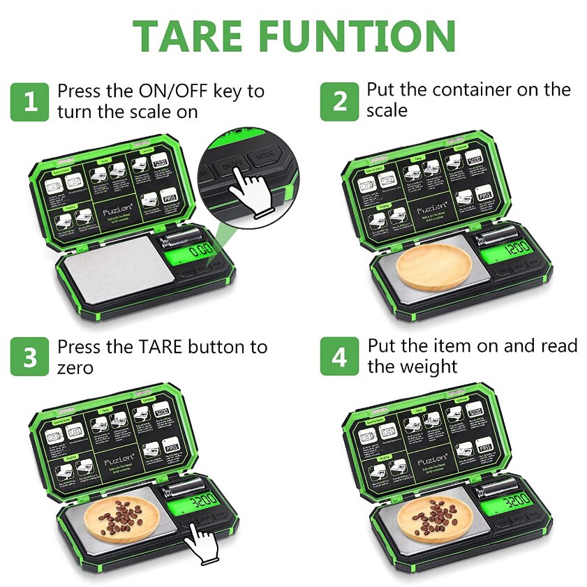Cantar digital de precizie, Fuzion TU-X, 200g / 0.01g, 6 unitati, de bijuterii