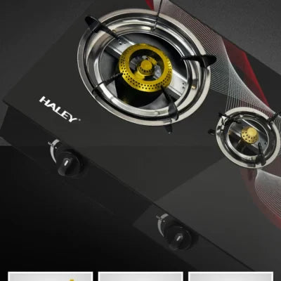 Aragaz cu Trei ochiuri Haley HY-1514 – Putere mare și consum redus de gaz