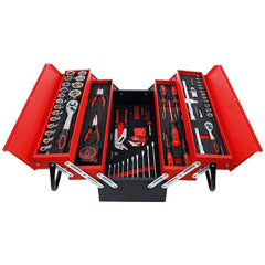 Trusă Scule 86 Piese AT PERFORMANCE®, Cutie Metalică, Uz Hobby