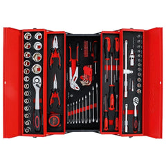 Trusă Scule 86 Piese AT PERFORMANCE®, Cutie Metalică, Uz Hobby