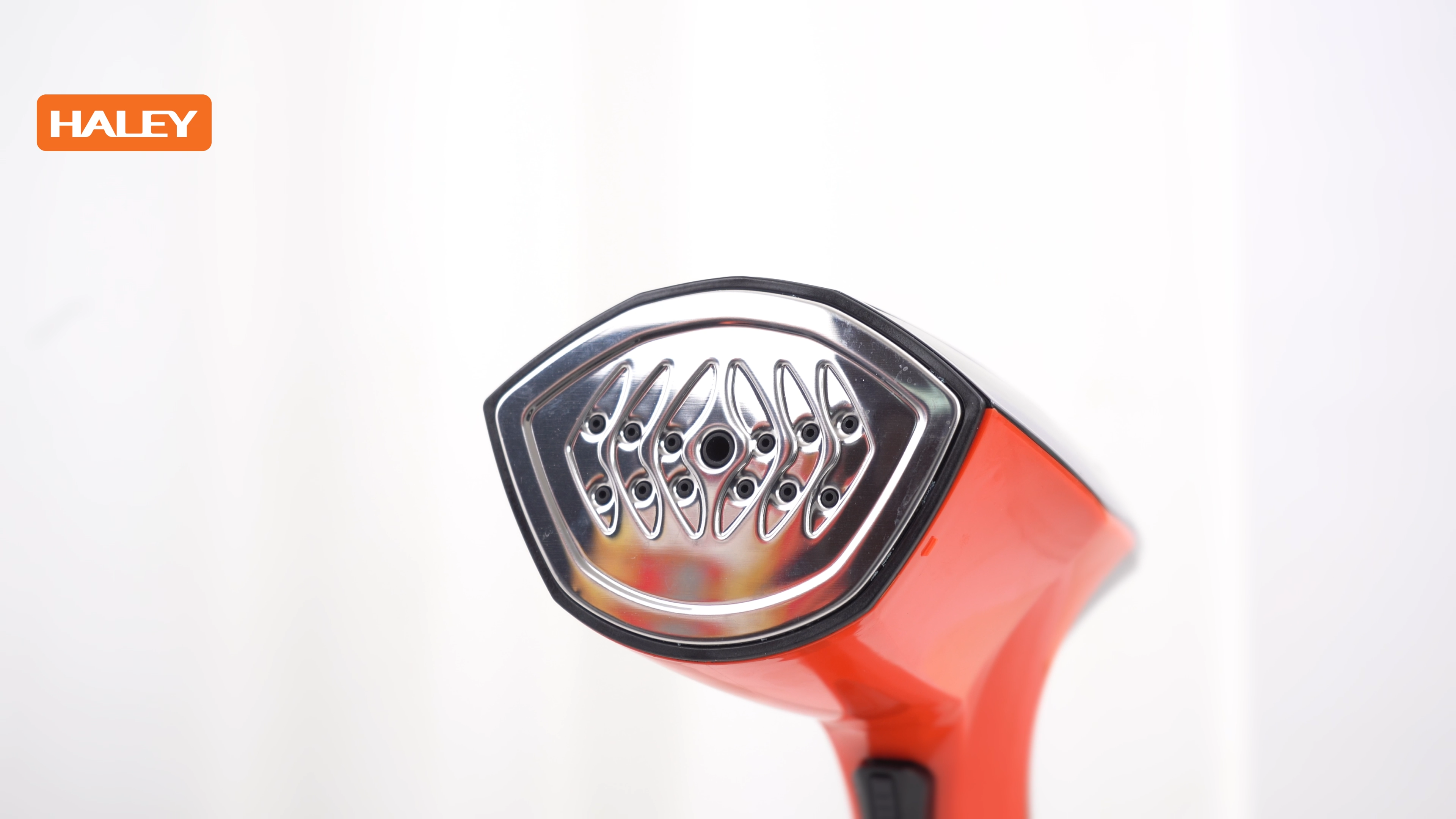 Fier de Calcat cu Abur HALEY, 1600W, Design Compact, Incalzire Rapida in 15 Secunde si Performanta Profesionala, Rosu/Negru